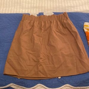 Wool jcrew high-waisted skirt